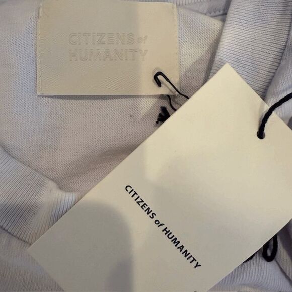 NEW! Citizens of Humanity Oversized Long Sleeve Tee Pale Rainbow Tie Dye Small - Picture 4 of 11